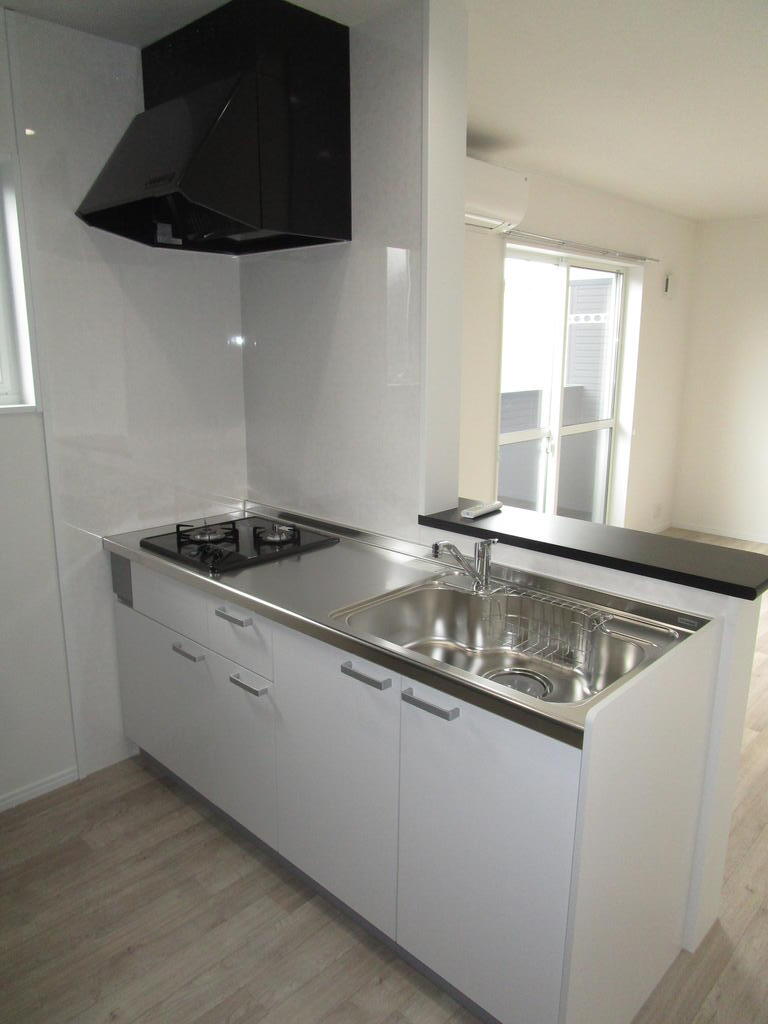 キッチン　２口コンロ付きキッチン