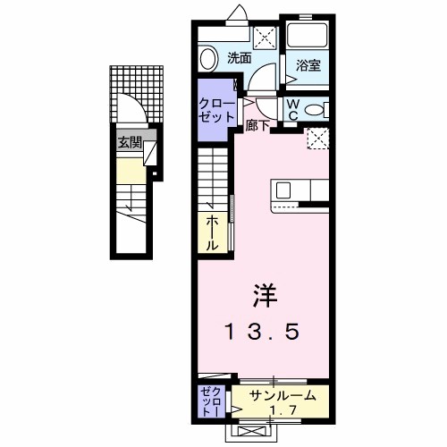 ルミエール　弥栄IIの間取り