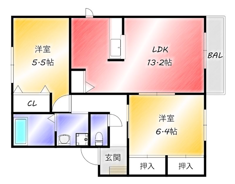 ファンテージ21　C棟の間取り