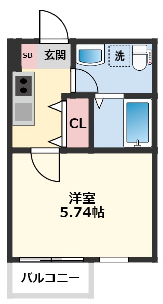 ラフィーナー東船橋の間取り