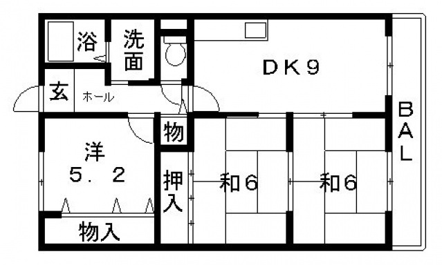 【エスペラールの間取り】