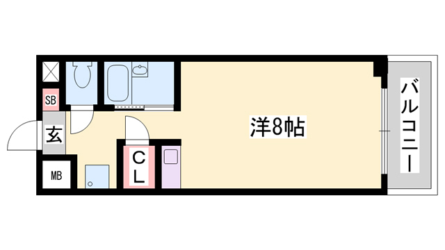 土井ハイツ北条口の間取り