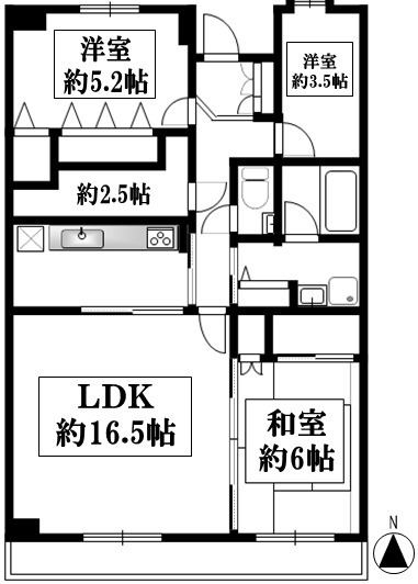 【フルセイル権太坂の間取り】