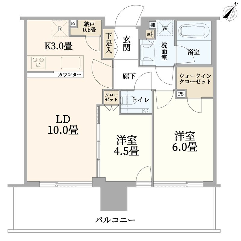 【江東区有明のマンションの間取り】