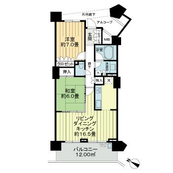 シティ能見台つどいの街九番館の間取り