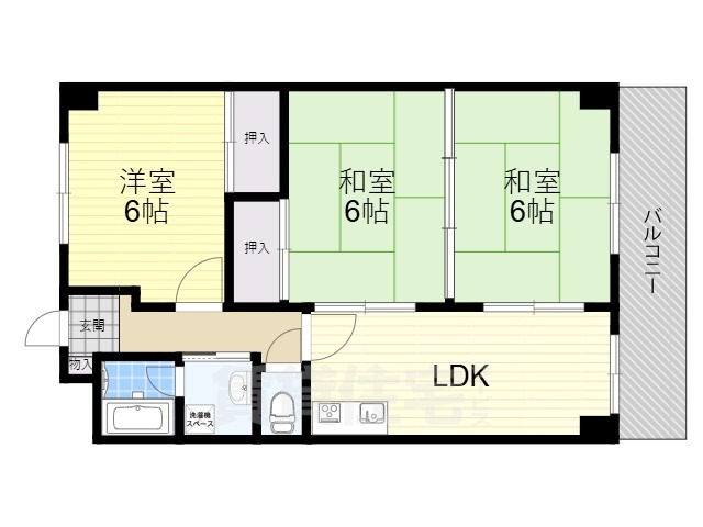 プルミエール大西の間取り