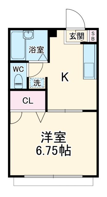 佐倉市上座のアパートの間取り