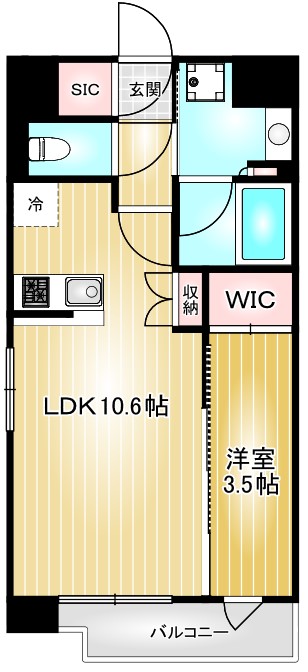 プレサンスロジェ大須白川公園の間取り