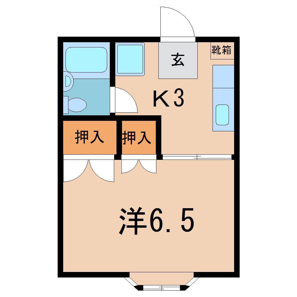 コーポラスＣａｉｎの間取り