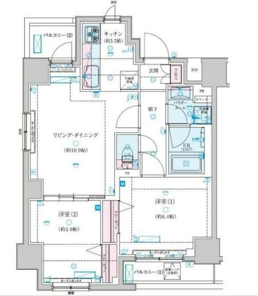 GENOVIA新子安の間取り