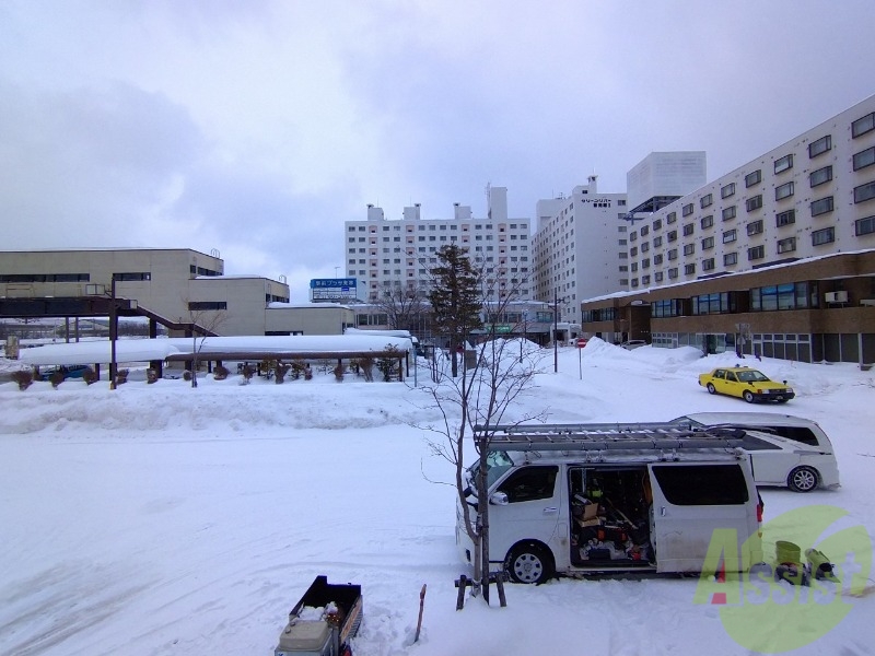 【札幌市西区発寒九条のマンションの眺望】