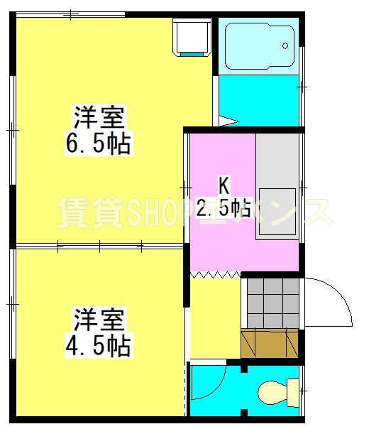 徳栄荘の間取り