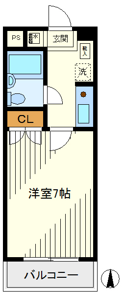 パールすぎたの間取り