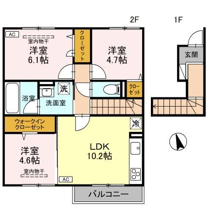 エルミタージュの間取り