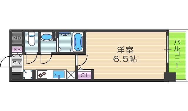 プレサンス梅田北オールの間取り