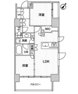 ディームス大井町の間取り