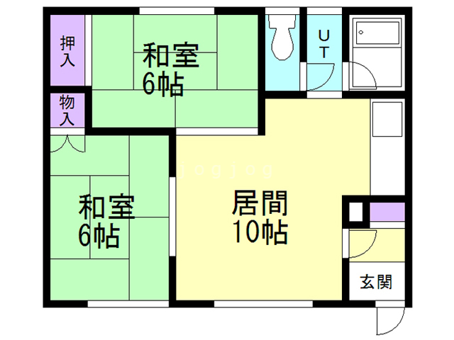 ニシハラハイツの間取り