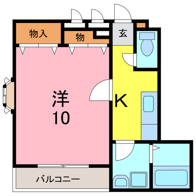 アンプルール　リーブル　苗場の間取り