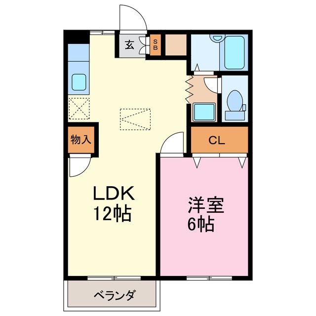 エルディム横川の間取り