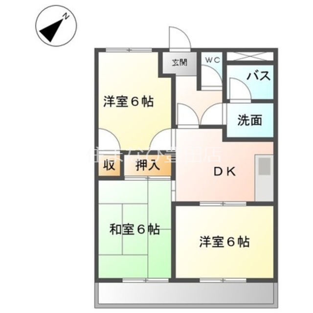 コーポ石川IIIの間取り