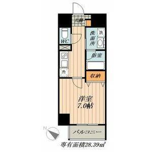 東海市高横須賀町のマンションの間取り