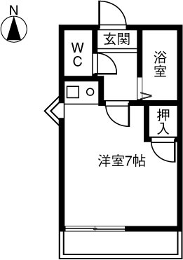 イーストコート出町前Ｂ棟の間取り