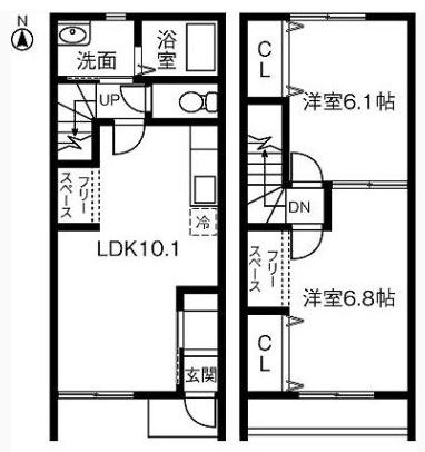 ヴィラ青空の間取り