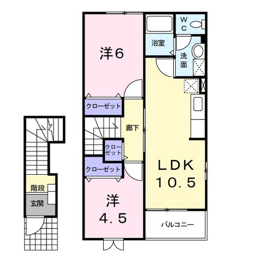 ジュラーレIIの間取り