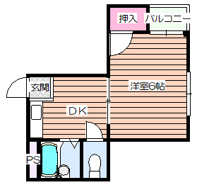 アワーハウス磯路の間取り