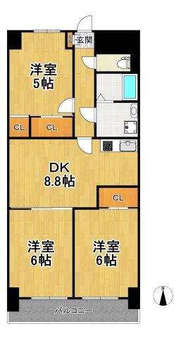 マンション森の間取り