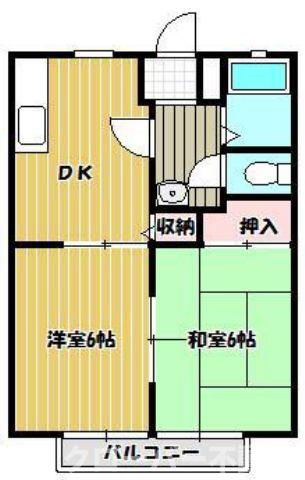 仲多度郡多度津町桜川のアパートの間取り