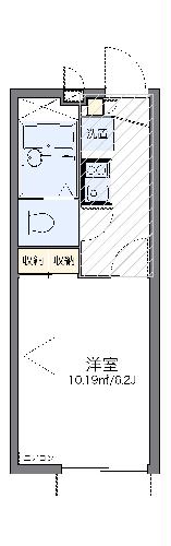 レオパレスミーコーポ　マチヤ２の間取り