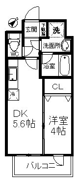 エルスタンザ子平町の間取り