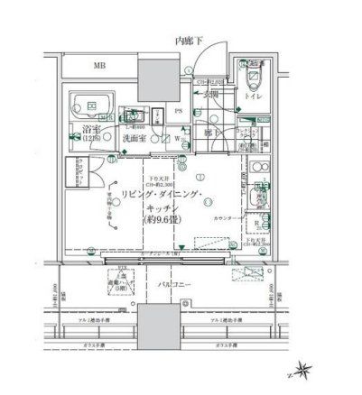 ローレルタワールネ浜松町の間取り