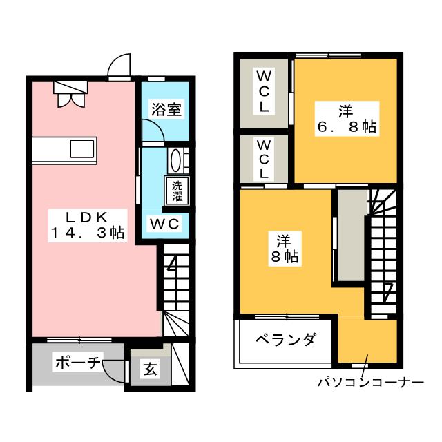 ベルウッドハウスIの間取り