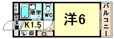 グランパレ塚口の間取り