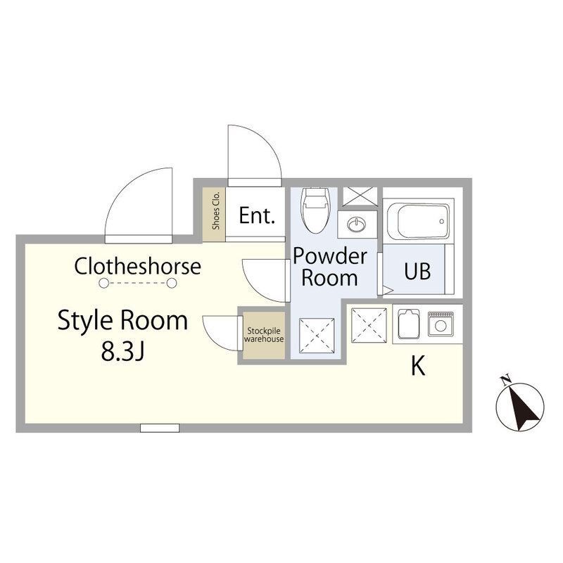 ラフォート町屋の間取り