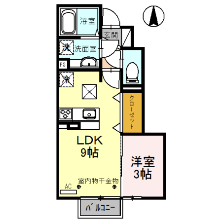 カーサN2の間取り