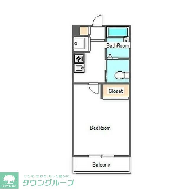 川崎市中原区上丸子八幡町のマンションの間取り