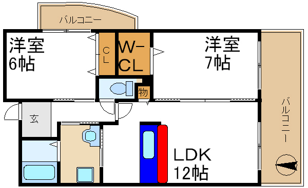 ロゼヴァンテアンの間取り