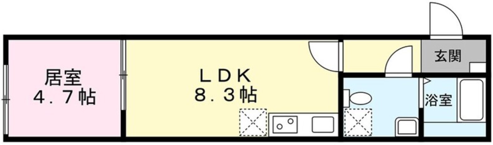 横浜市都筑区あゆみが丘のマンションの間取り