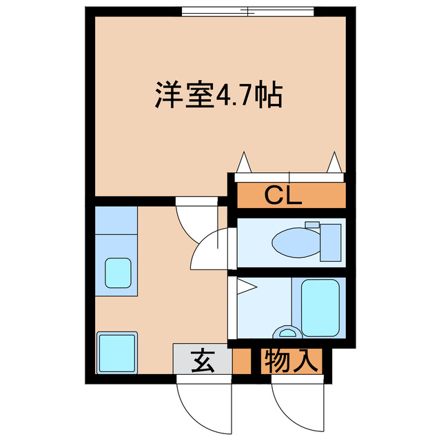 高山市花里町のマンションの間取り