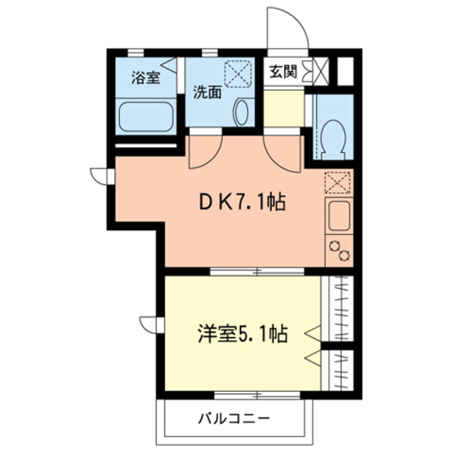 アイディールコーポの間取り