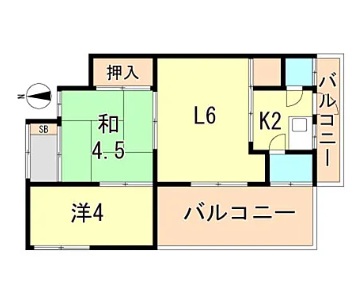 第三花丸荘の間取り