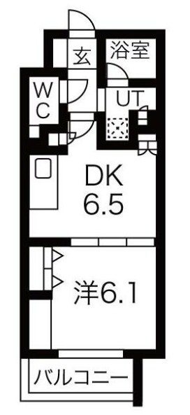 エムエー大口マンションの間取り