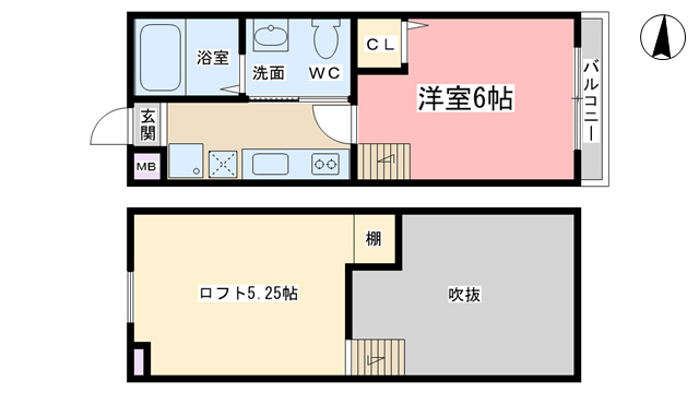 ロフティ北花山IIの間取り