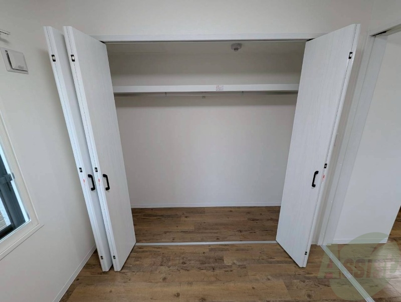 収納　洋室にはクローゼットがあるのですっきり片付きそうです。