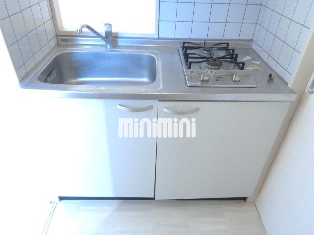 キッチン　２口コンロ付き