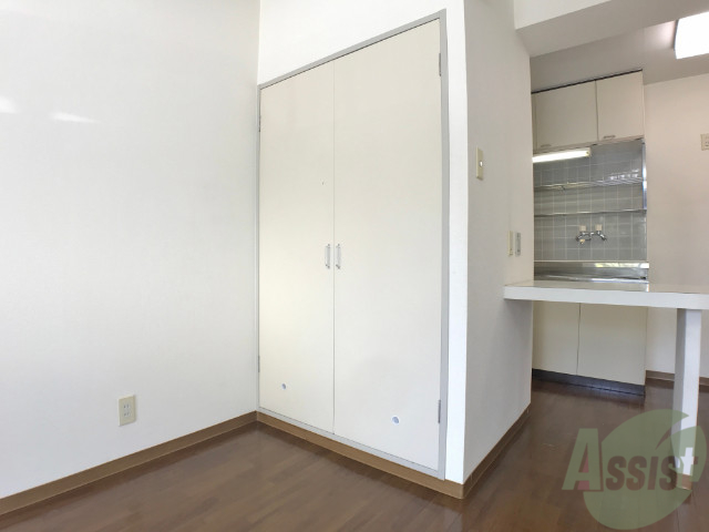 収納　クローゼット。荷物がたくさんあっても問題ないですね。