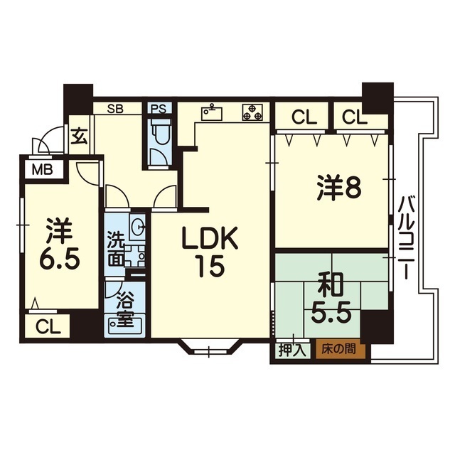 インペリアル水道町_間取り_0